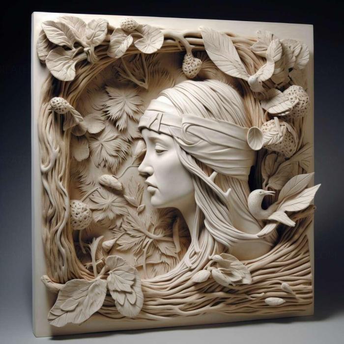 نموذج ثلاثي الأبعاد لآلة CNC 3D Art 